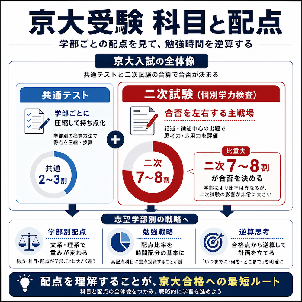 京大受験 科目と配点