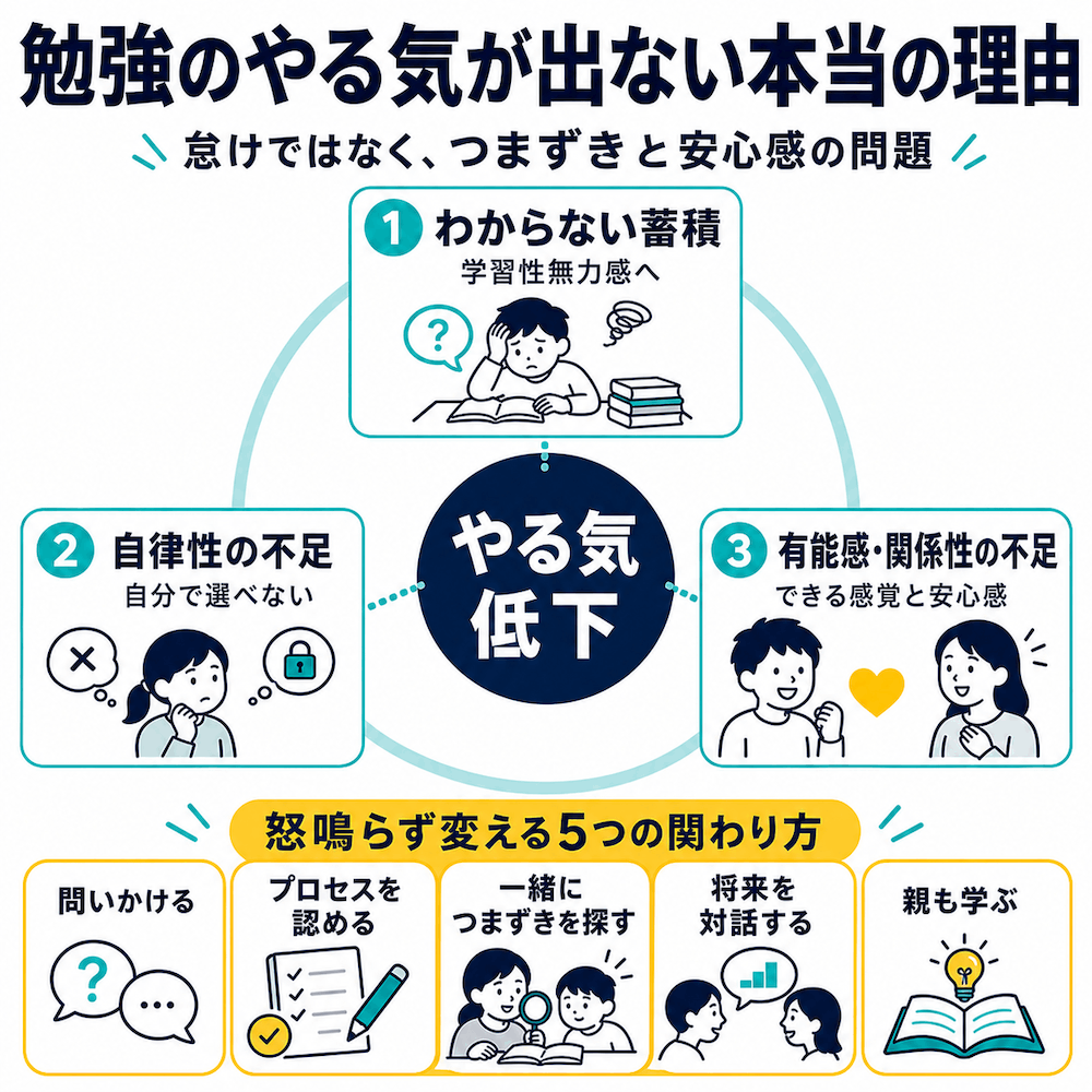 勉強のやる気が出ない本当の理由